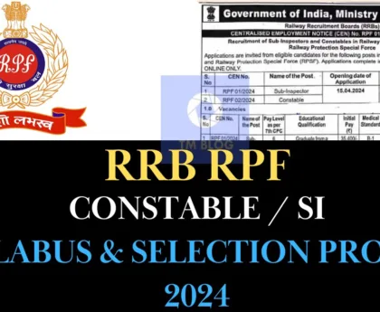 rrb rpf constable si syllabus & selection process 2024